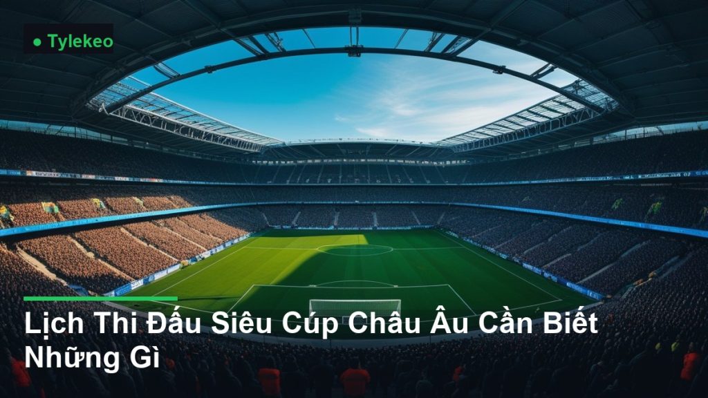 toàn cảnh sân vận động nhìn từ trên cao - Lịch Thi Đấu Siêu Cúp Châu Âu Cần Biết Những Gì