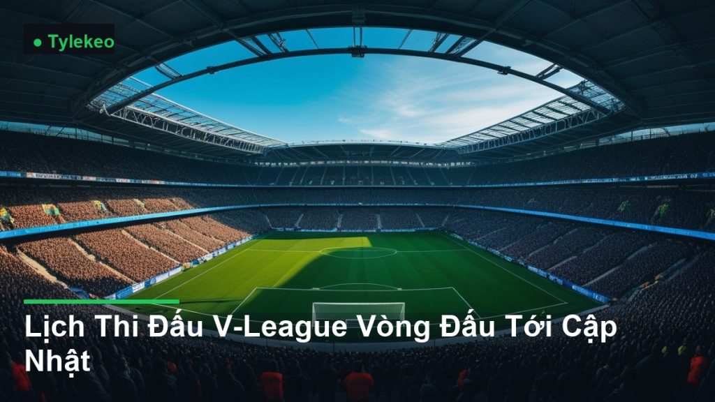 toàn cảnh sân vận động nhìn từ trên cao - Lịch Thi Đấu V-League Vòng Đấu Tới Cập Nhật