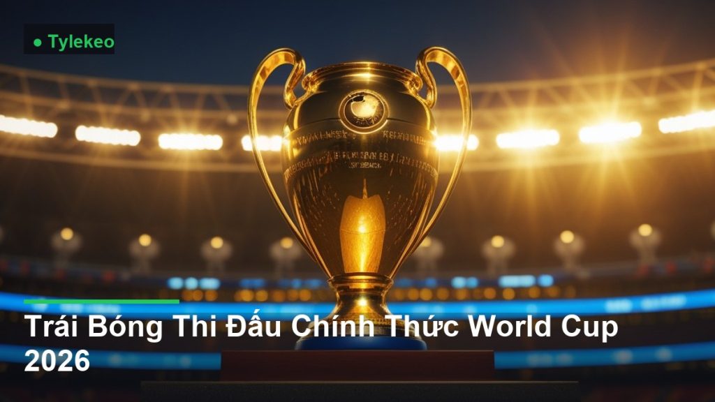 cúp vô địch bóng đá được nâng cao - Trái Bóng Thi Đấu Chính Thức AFF Cup 2026